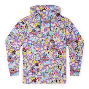 RSVLTS Let's Motor Performance Hoodie in Multicolor — front view
