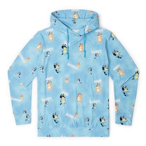 RSVLTS Meet the Heelers Performance Hoodie in Blue — front view