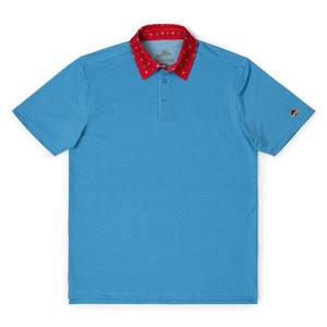 RSVLTS The Grant All-Day Polo in Blue — front view