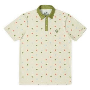 RSVLTS T. Rax All-Day Polo in Green — front view