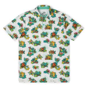 RSVLTS Must Grow Faster All-Day Polo in Green — front view
