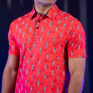 RSVLTS Clone Meme All-Day Polo in Multicolor — front view