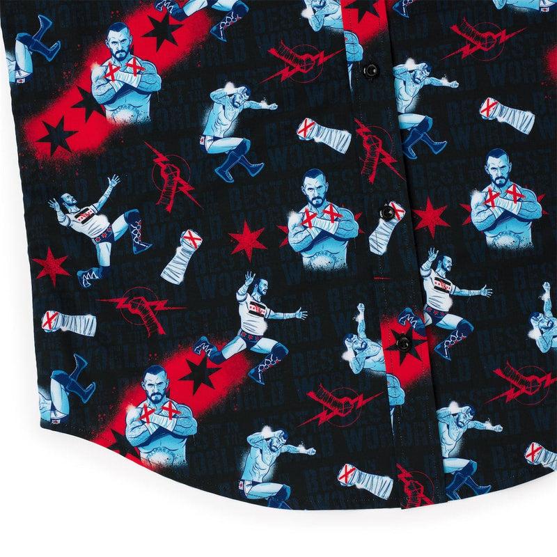 RSVLTS Best in the World KUNUFLEX Short Sleeve Shirt in Black — detail 4