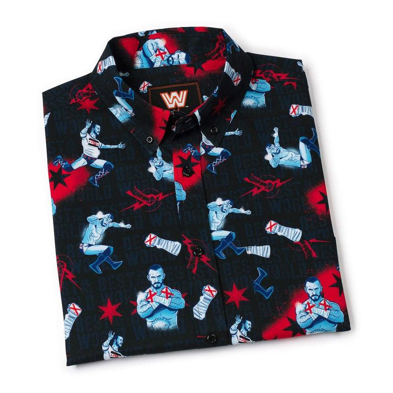 RSVLTS Best in the World KUNUFLEX Short Sleeve Shirt in Black — detail 5