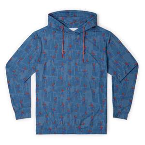RSVLTS The Meme Performance Hoodie in Blue — front view