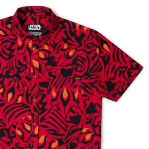 RSVLTS Maul Markings KUNUFLEX Short Sleeve Shirt in Multicolor — front view