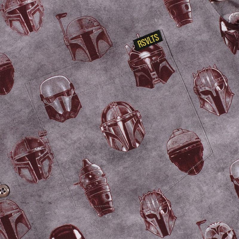 RSVLTS Metal Heads KUNUFLEX Short Sleeve Shirt in Gray — detail 5