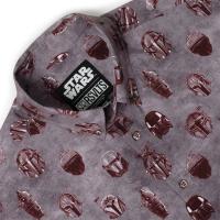 RSVLTS Metal Heads KUNUFLEX Short Sleeve Shirt in Gray — detail 6
