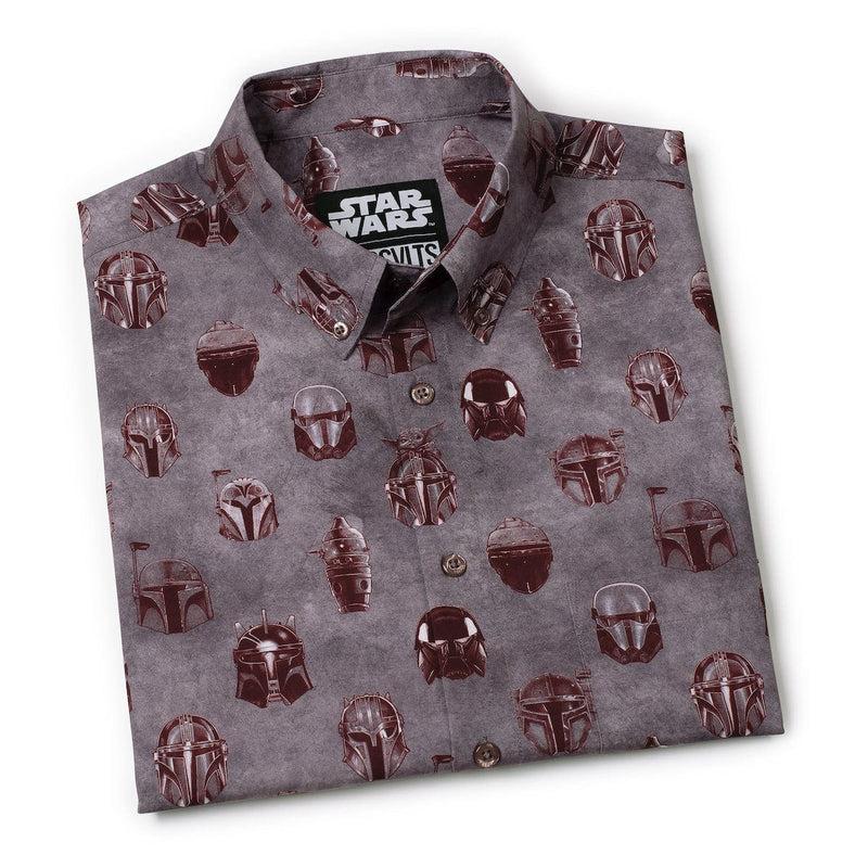 RSVLTS Metal Heads KUNUFLEX Short Sleeve Shirt in Gray — detail 8