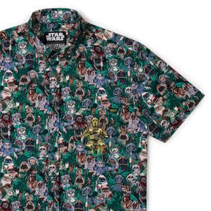 RSVLTS The Golden One KUNUFLEX Short Sleeve Shirt in Multicolor — front view