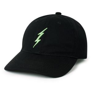 RSVLTS High Voltage Dad Hat in Black — front view
