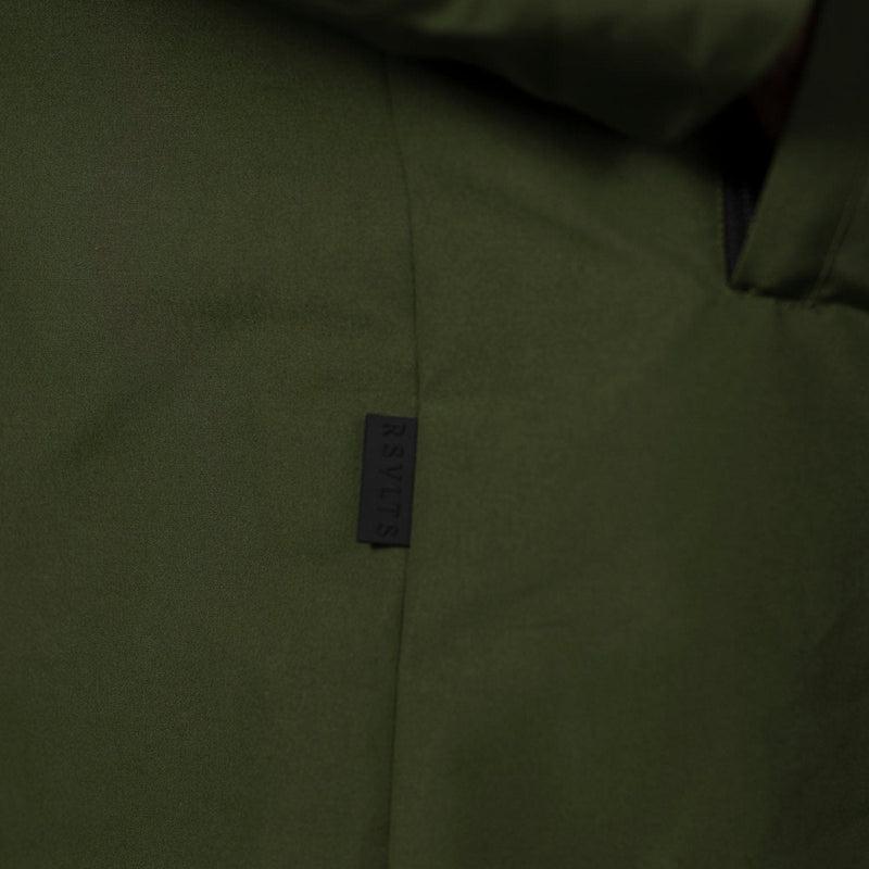 RSVLTS Olive Parka in Green — detail 4