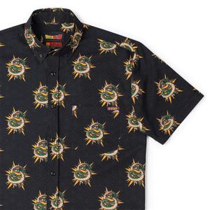 RSVLTS Summoning Shenron KUNUFLEX Short Sleeve Shirt in Black — front view