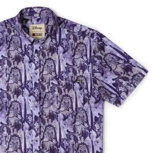 RSVLTS In Bad Company KUNUFLEX Short Sleeve Shirt in Purple — front view