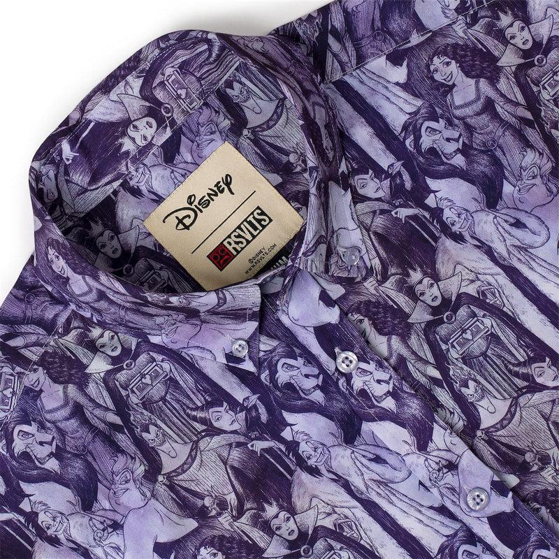 RSVLTS In Bad Company KUNUFLEX Short Sleeve Shirt in Purple — detail 4