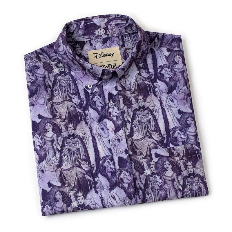 RSVLTS In Bad Company KUNUFLEX Short Sleeve Shirt in Purple — detail 6