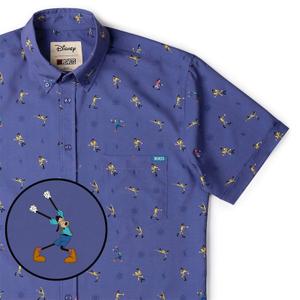 RSVLTS The Perfect Cast KUNUFLEX Short Sleeve Shirt in Purple — front view