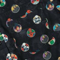 RSVLTS Allies and Archenemies Women's KUNUFLEX Short Sleeve Shirt in Black — detail 4