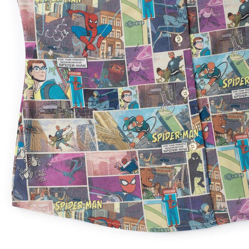 RSVLTS In the Swing of Things Women's KUNUFLEX Short Sleeve Shirt in Multicolor — detail 7