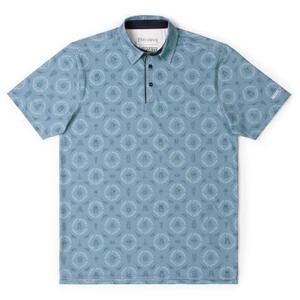 RSVLTS Middle-earth Medley All-Day Polo in Blue — front view