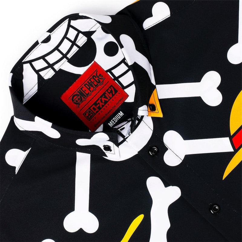 RSVLTS Our Mark KUNUFLEX Short Sleeve Shirt in Black — detail 2