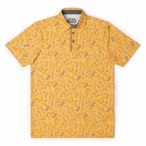 RSVLTS Oh My! All-Day Polo in Yellow — front view
