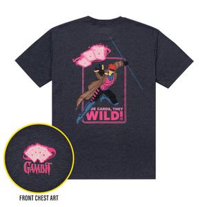 RSVLTS Aces Wild Crewneck Tee in Gray — front view