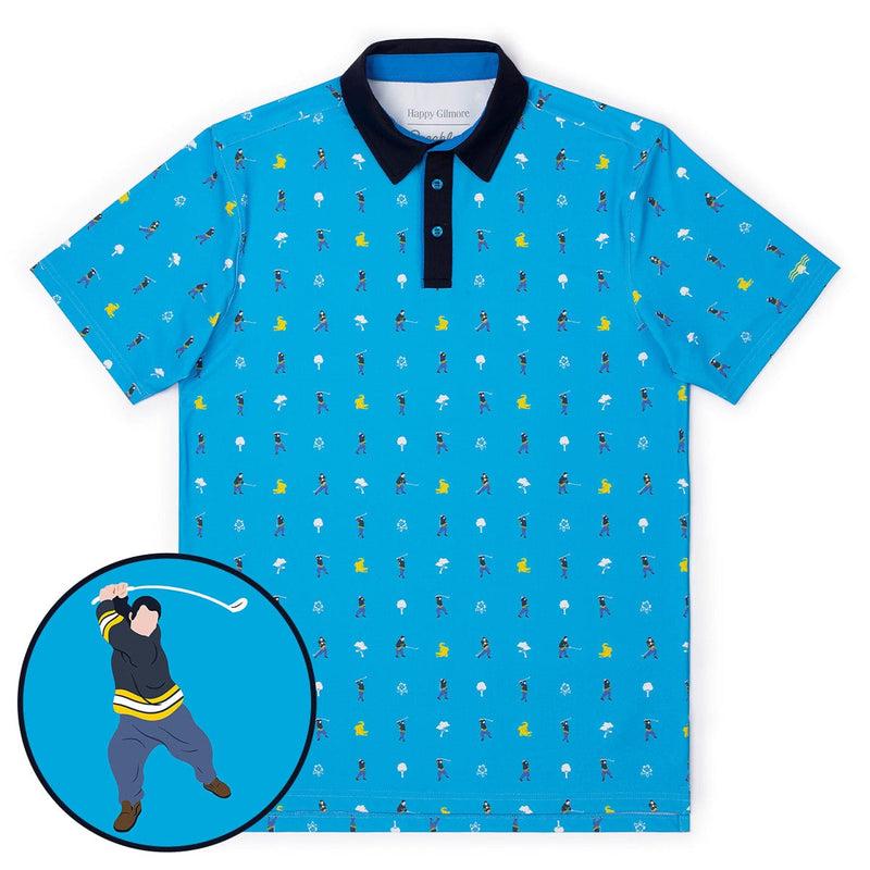 RSVLTS Pro Material All-Day Polo in Blue — front view