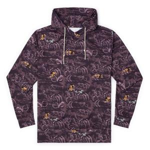 RSVLTS The Elephant Graveyard Performance Hoodie in Brown — front view