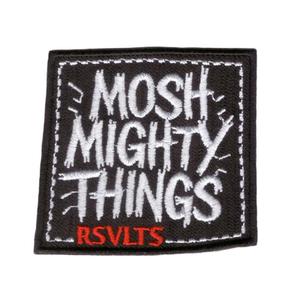 RSVLTS Mosh Mighty Things Patch — front view