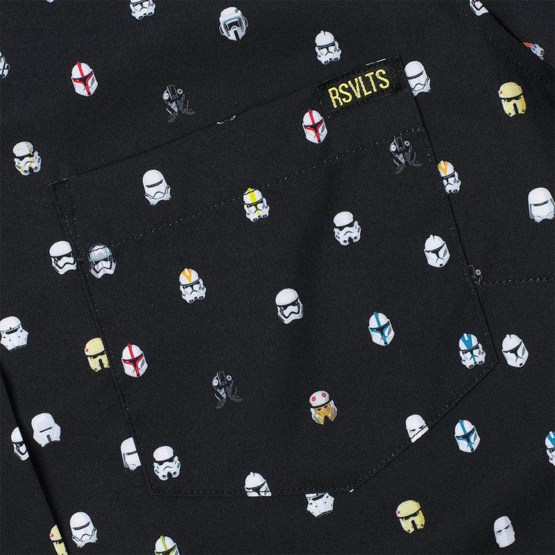 RSVLTS Lil Troopers (Dark Side) Women's KUNUFLEX Short Sleeve Shirt — detail 3