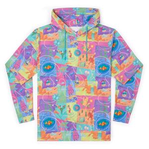 RSVLTS The Open Road Performance Hoodie in Multicolor — front view