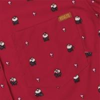 RSVLTS Lil Lemmings Women's KUNUFLEX Short Sleeve Shirt in Red — detail 2