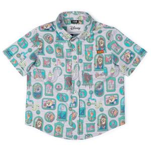 RSVLTS Mammal Metropolis Preschool KUNUFLEX Short Sleeve Shirt in Gray — front view