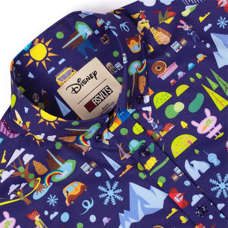 RSVLTS Urban Jungle KUNUFLEX Short Sleeve Shirt in Multicolor — detail 2