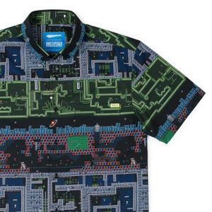 RSVLTS Mega Man Build KUNUFLEX Short Sleeve Shirt — front view