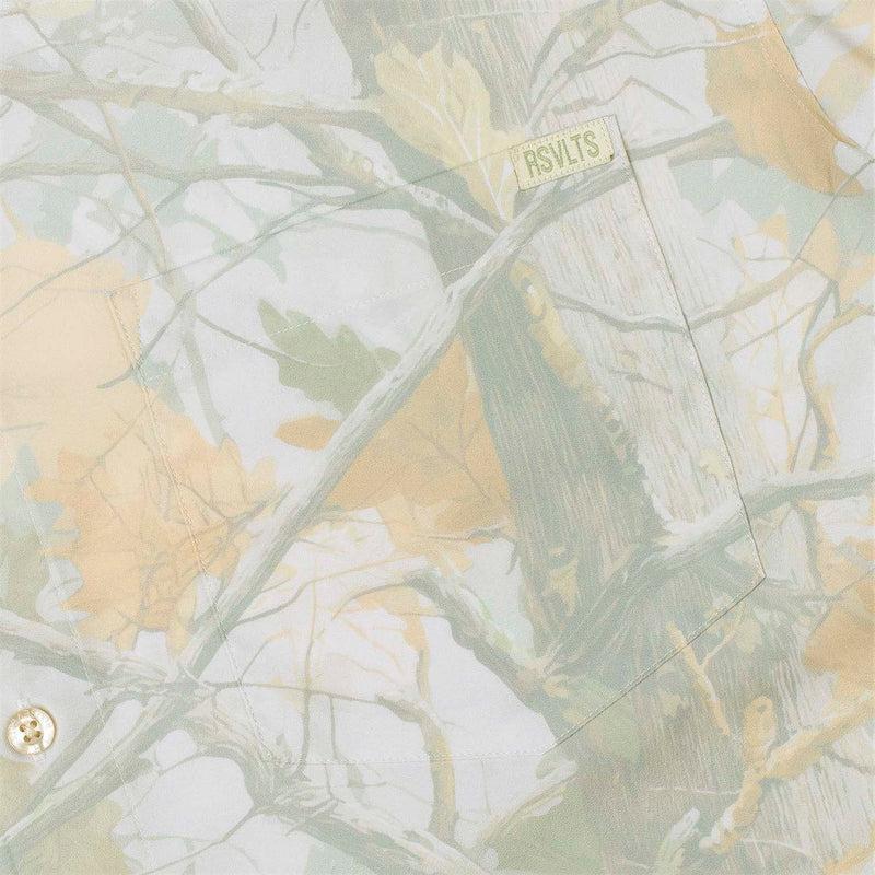 RSVLTS Into the Woods KUNUFLEX Short Sleeve Shirt in Gray — detail 2