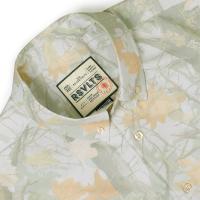 RSVLTS Into the Woods KUNUFLEX Short Sleeve Shirt in Gray — detail 3