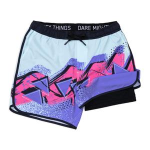 RSVLTS Baseline Hero V2 Lined Training Shorts in Blue — front view