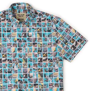 RSVLTS Teeth, Roars, Eyes, and Claws KUNUFLEX Short Sleeve Shirt in Black — front view