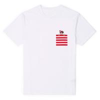 RSVLTS Hide and Seek Legend Crewneck Tee in White — detail 3