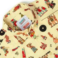 RSVLTS Big Top Waldo KUNUFLEX Short Sleeve Shirt in Yellow — detail 6