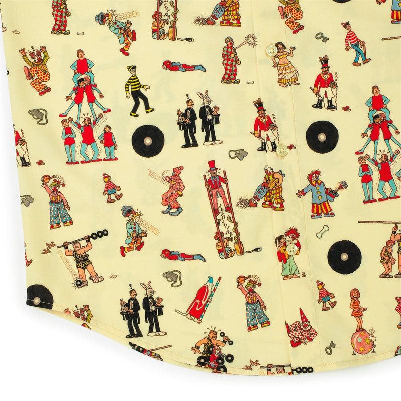RSVLTS Big Top Waldo KUNUFLEX Short Sleeve Shirt in Yellow — detail 7