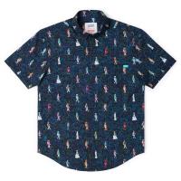 RSVLTS When's Waldo? KUNUFLEX Short Sleeve Shirt in Blue — detail 5