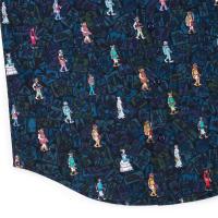 RSVLTS When's Waldo? KUNUFLEX Short Sleeve Shirt in Blue — detail 7