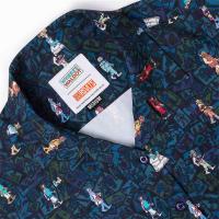 RSVLTS When's Waldo? Women's KUNUFLEX Short Sleeve Shirt in Blue — detail 6