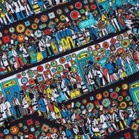 RSVLTS The Corridors of Time KUNUFLEX Short Sleeve Shirt in Multicolor — detail 3