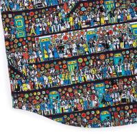 RSVLTS The Corridors of Time KUNUFLEX Short Sleeve Shirt in Multicolor — detail 7