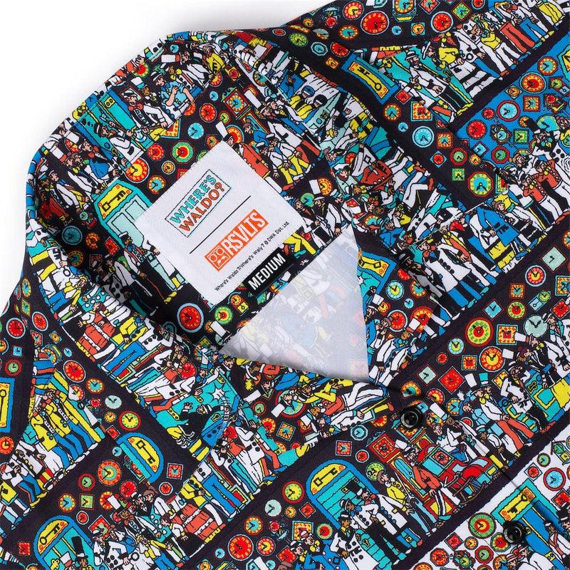 RSVLTS The Corridors of Time Women's KUNUFLEX Short Sleeve Shirt in Multicolor — detail 6