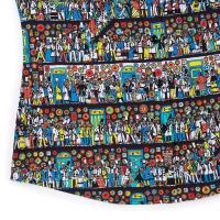 RSVLTS The Corridors of Time Women's KUNUFLEX Short Sleeve Shirt in Multicolor — detail 7